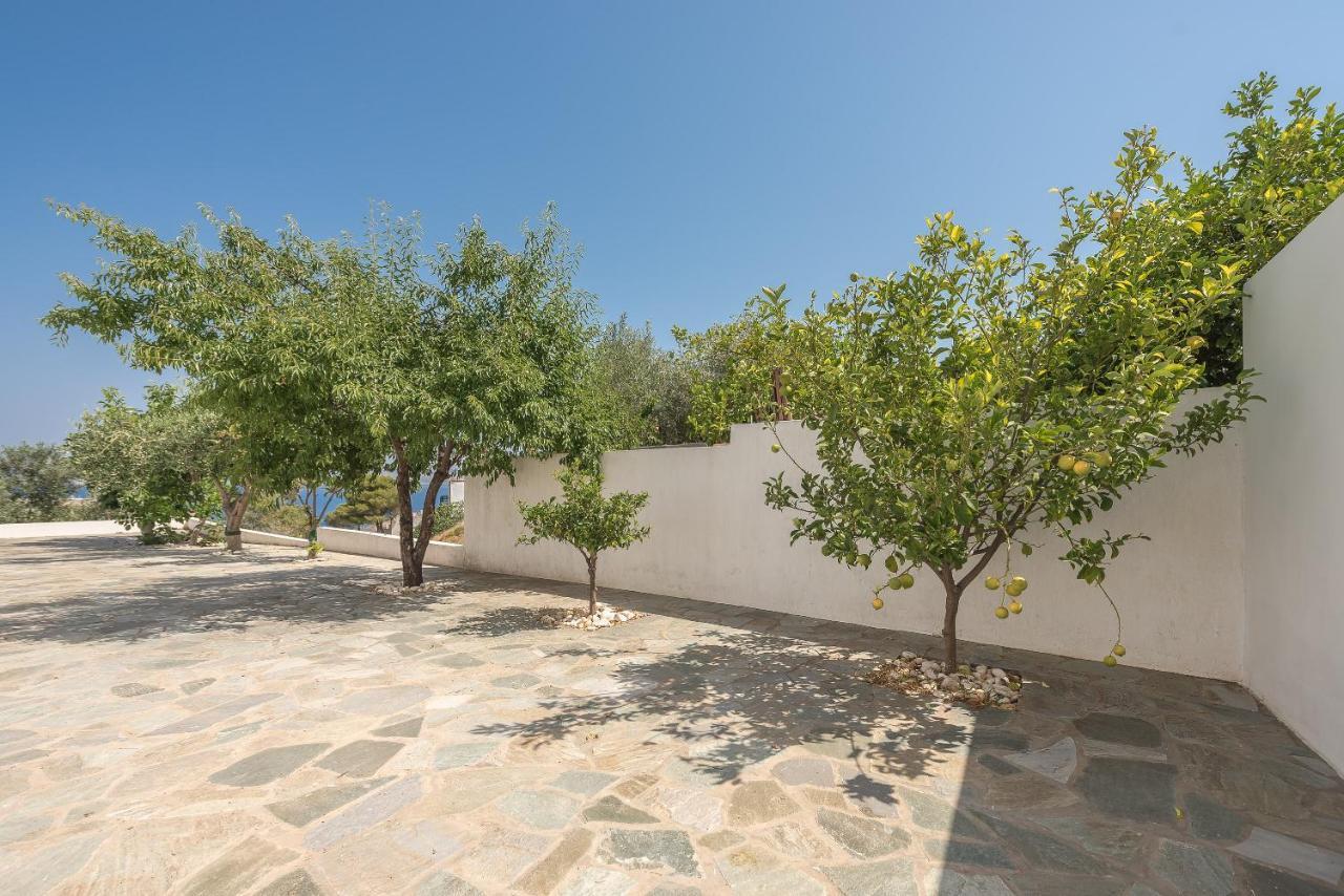 Villa Luna Private Heated Hydro Pool Bbq Beach 4Min Agia Marina Mikrolimanou Kültér fotó