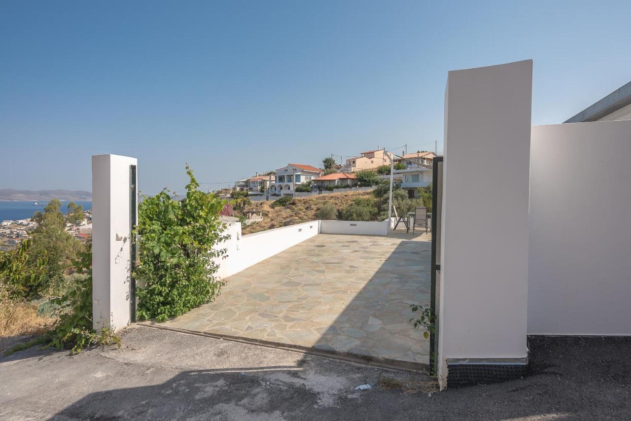 Villa Luna Private Heated Hydro Pool Bbq Beach 4Min Agia Marina Mikrolimanou Kültér fotó