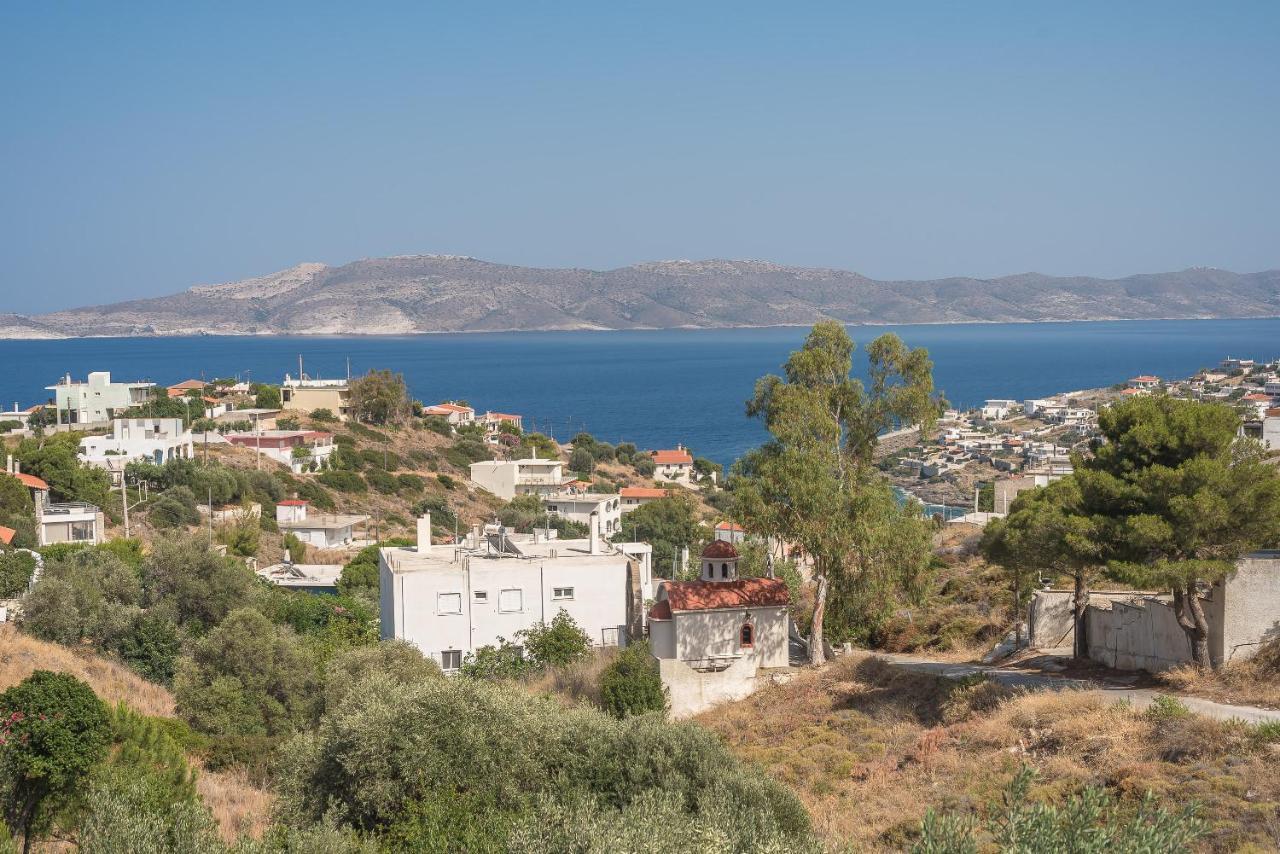 Villa Luna Private Heated Hydro Pool Bbq Beach 4Min Agia Marina Mikrolimanou Kültér fotó