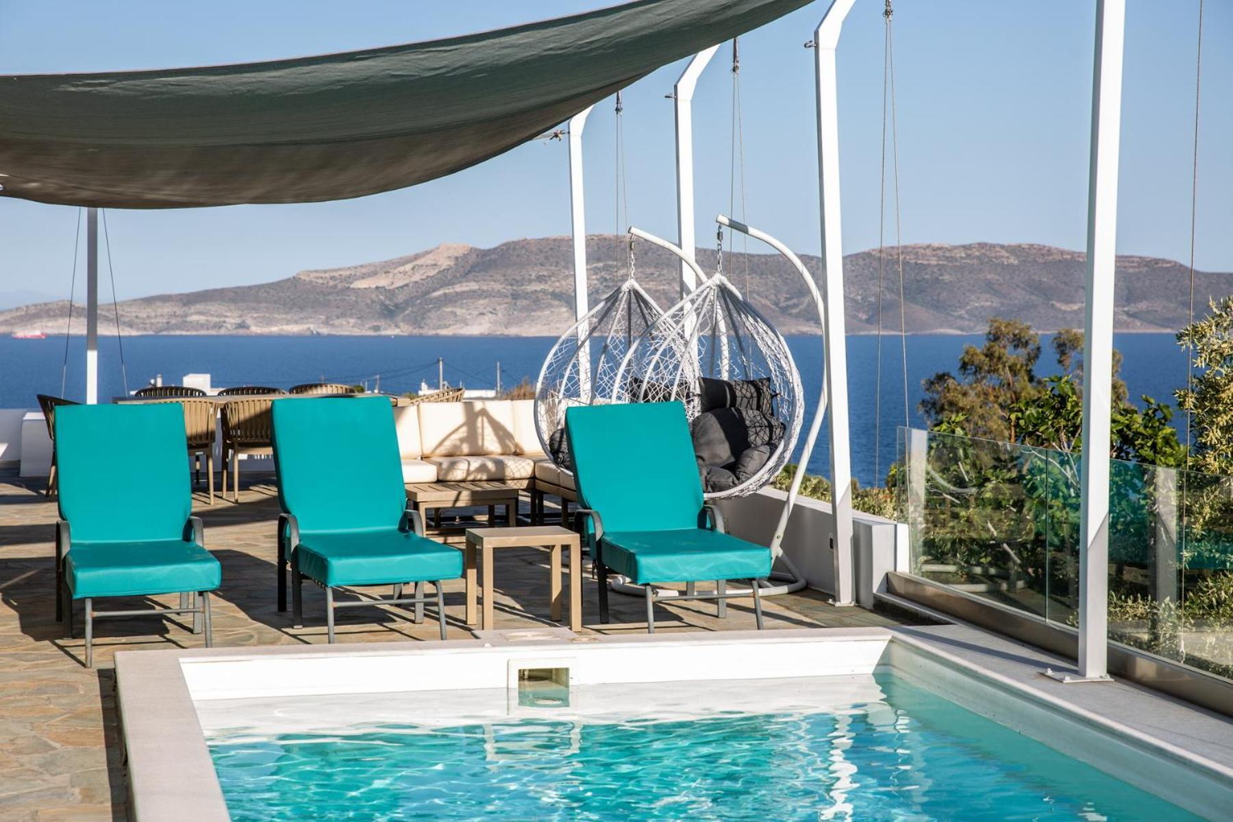 Villa Luna Private Heated Hydro Pool Bbq Beach 4Min Agia Marina Mikrolimanou Kültér fotó